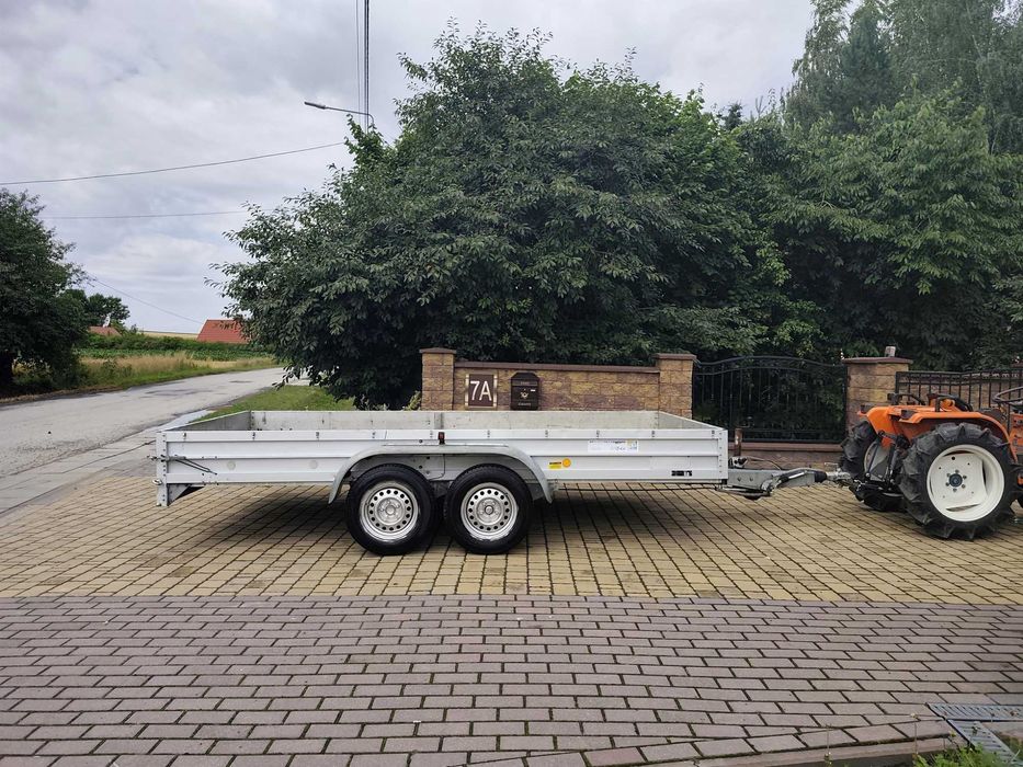 Przyczepa Dwuosiowa KOCH DMC 2600KG*400x185*Burty ALU*Zarejestrowana*