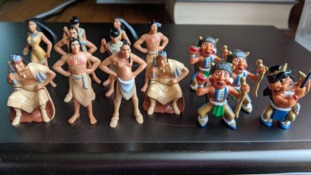 Figurki Kinder Niespodzianka Indianie Zestaw 14szt