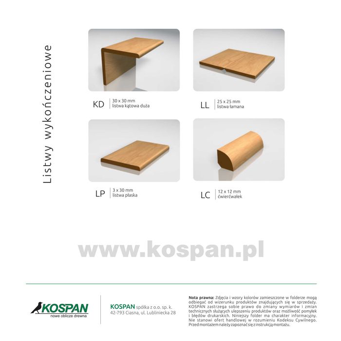 Boazeria, panele ścienne KOSPAN GRANDE RITORNO Białe i inne wyprzedaż