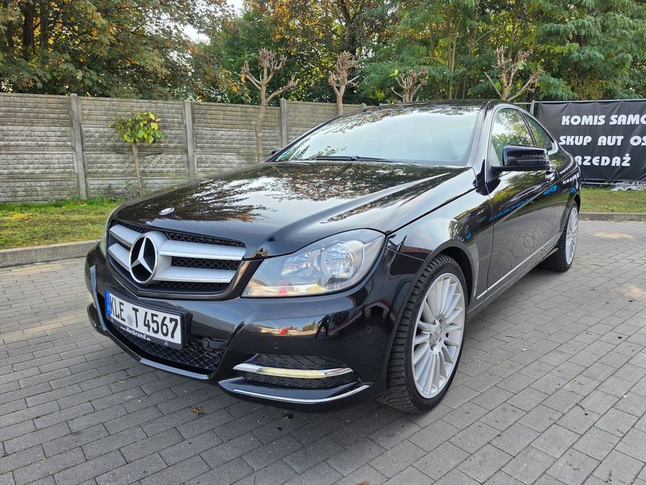 Mercedes-Benz Klasa C Coupe*Automat*Navi*LED*Czujniki*Tempomat*Super Stan*Gwarancja*Piękny