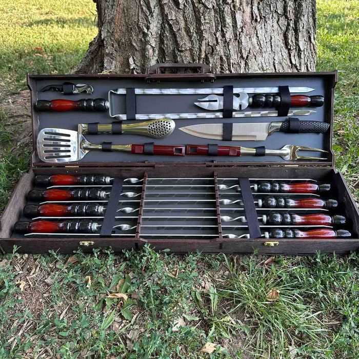 Купити подарунок на Новий рік, подарки на Новый Год, набір шампурів!!!