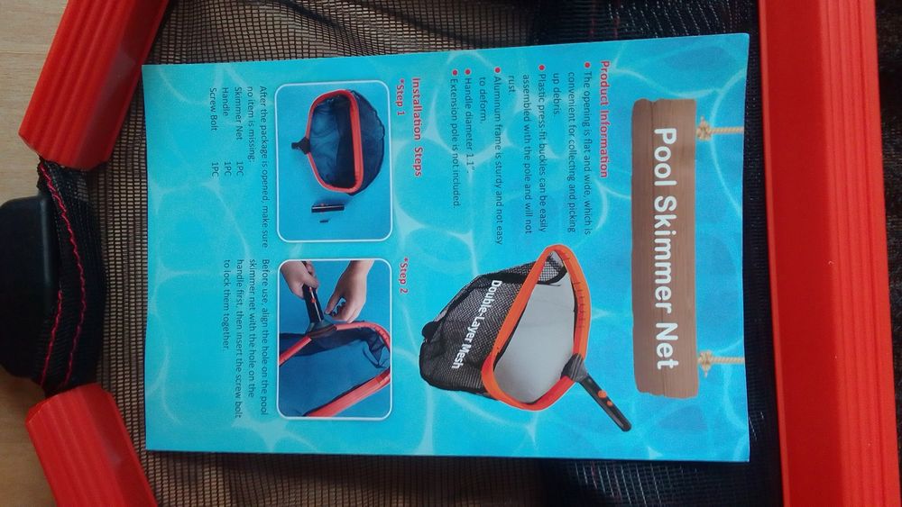 Siatka do czyszczenia basenu