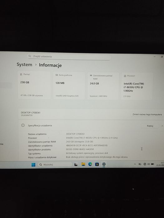 Lenovo ThinkPad t480s