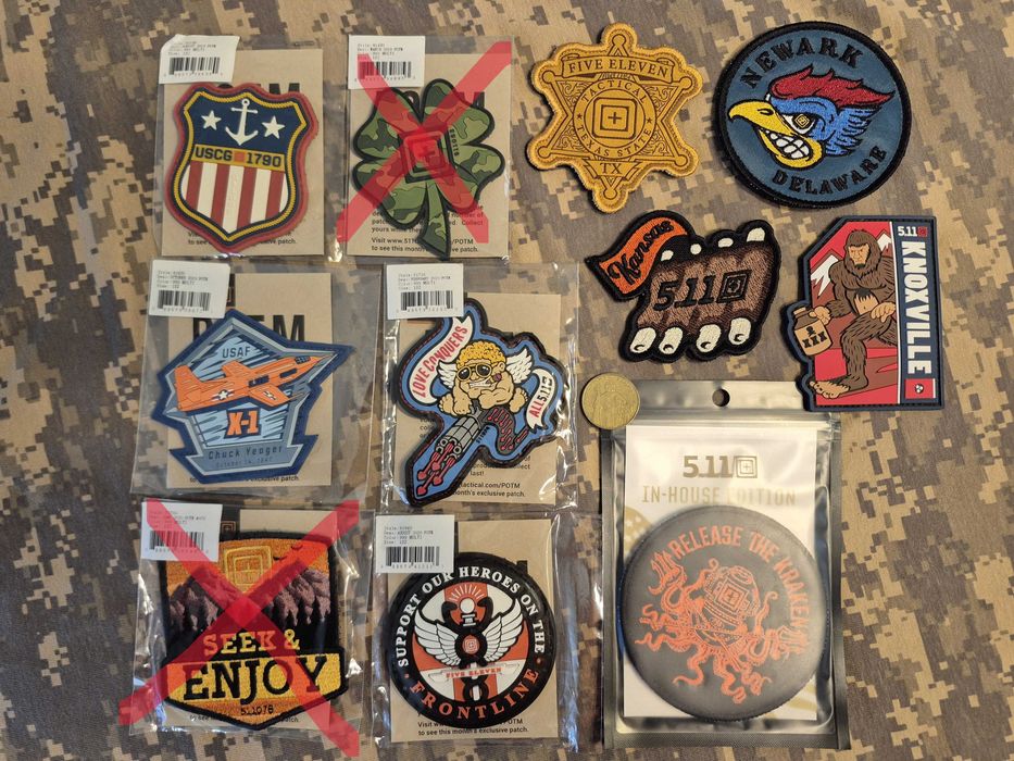 5.11 Патчі/Шеврони