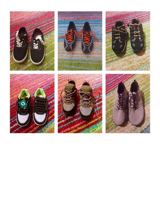 Pięć par nowych butów w rozmiarach 35-37 sprzedam