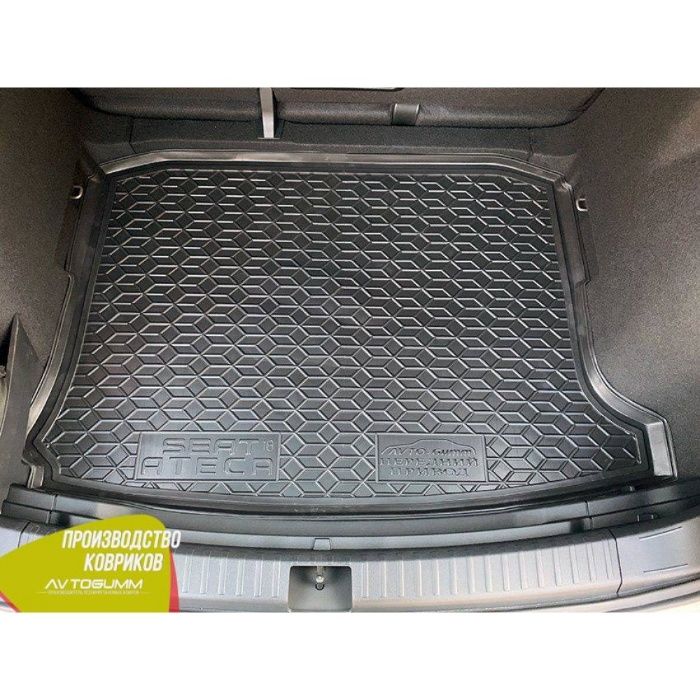 Коврик в багажник Seat Ateca Peugeot 308 Volkswagen Golf 4 Резинеовый