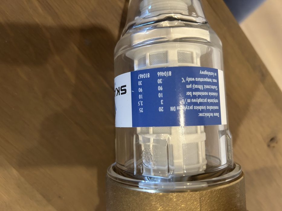 BWT manualny filtr z płukaniem wstecznym