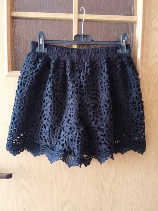 Spodenki Szorty Koronka Gipiura
