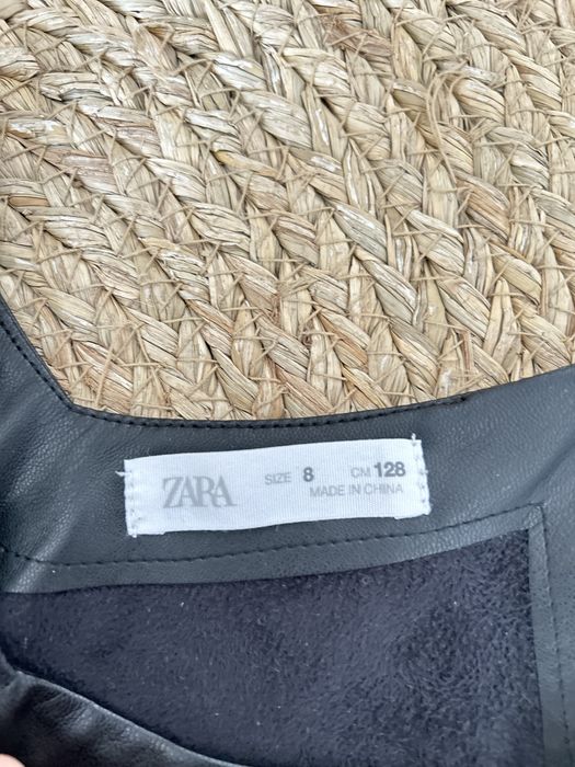 Продам чорний сарафан з екошкіри „ Zara ”