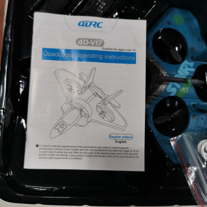 Avião a jacto  Drone Stnrl Raptor, com controlo remoto