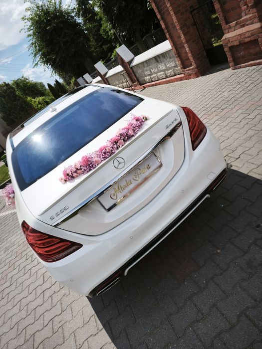 Auto do ślubu Mercedes S AMG Long