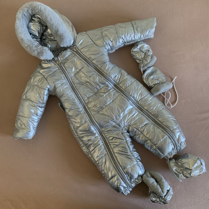 Зимовий дуже теплий комбінезон 80