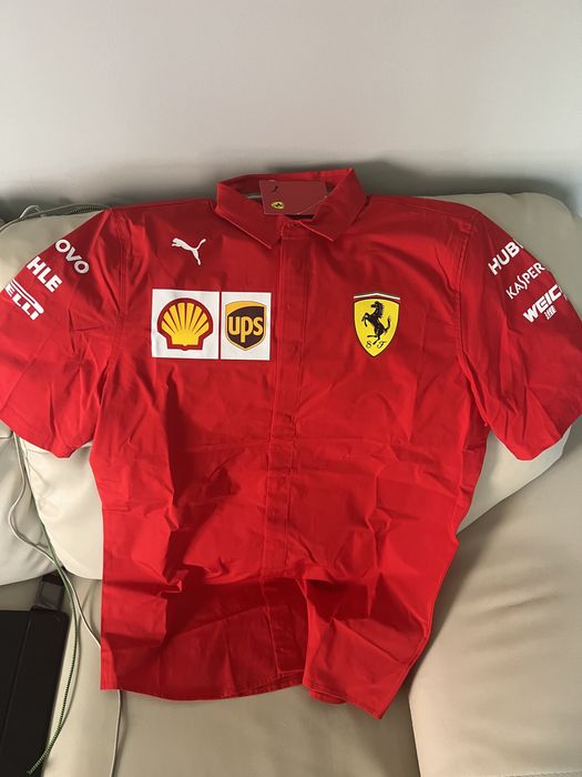 Ferrari Puma Scuderia Formula 1 F1 Camisa de equipa L NOVA