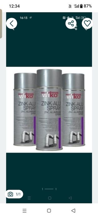 Aluminium-CYNK Spray 400ml Wiko 2 szt