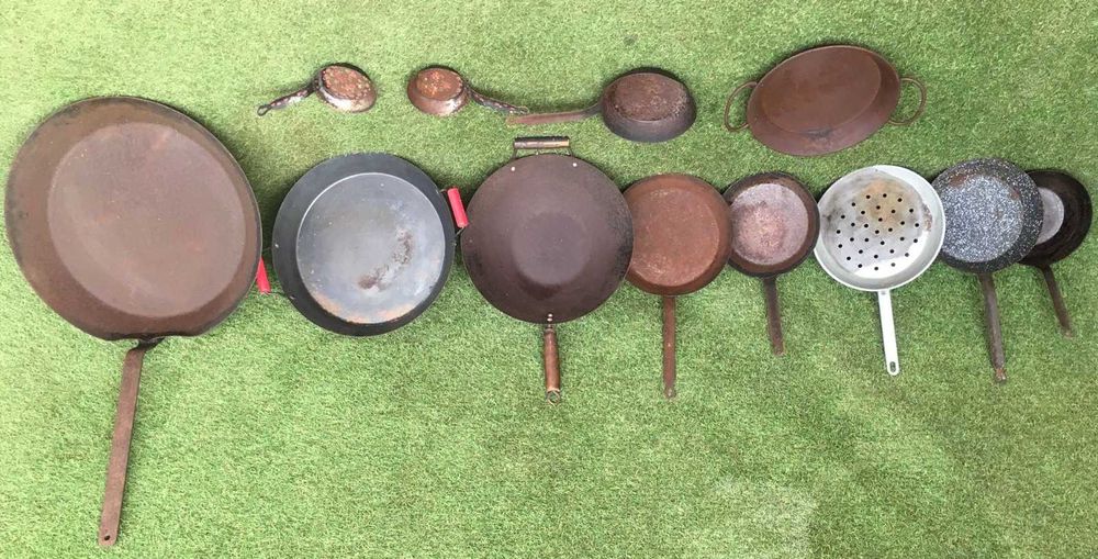 Frigideiras antigas - Para decoração rústica