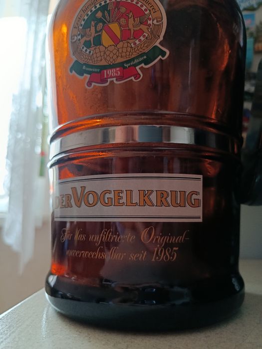 Kolekcjonerska butelka syfonowa z uchem Der Vogelkrug 3L