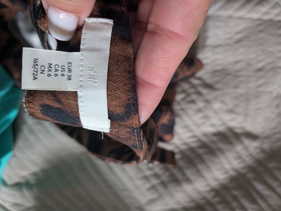 Szorty leopard wzór print zwierzęcy H&M nowe
