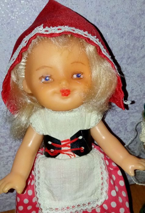 Кукла СССР. Красная шапочка. 27 см