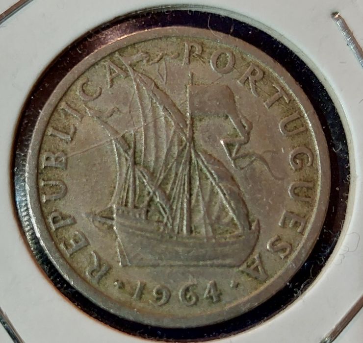 Moeda 5 escudos de 1964