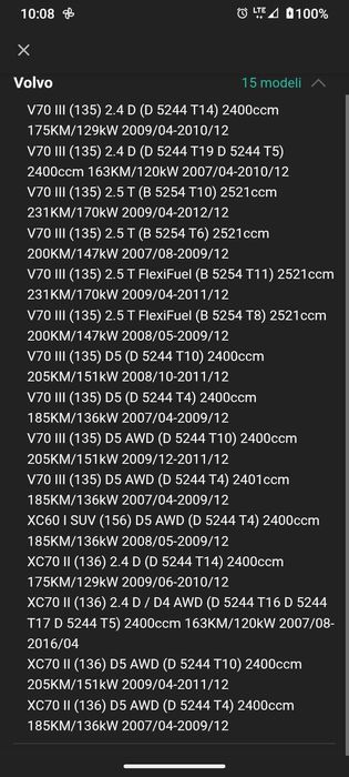 Pompa wspomagania Mondeo Volvo S80 V70 XC60 XC70