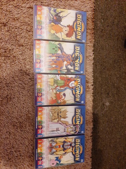 Cassetes VHS Digimon