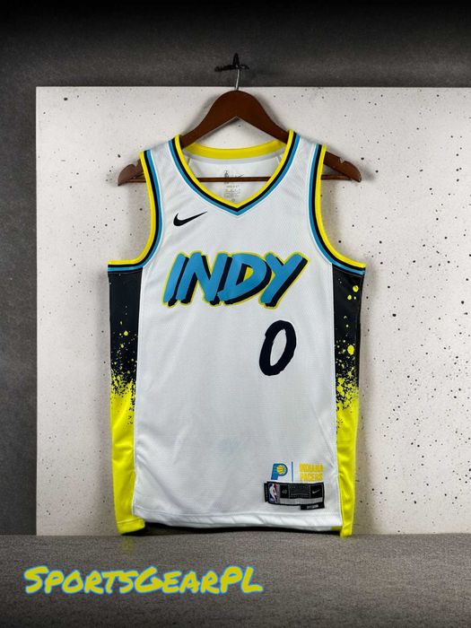 Tyrese HALIBURTON Koszulka CITY Indiana PACERS NIKE Rozmiar M / L