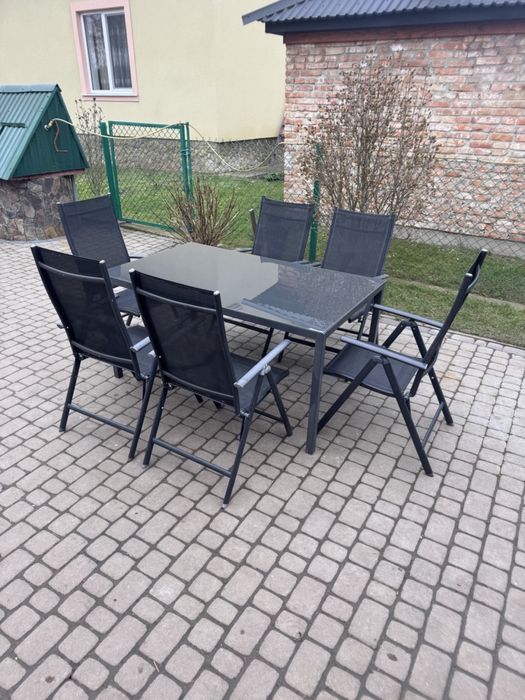 Садові меблі стіл 6 крісел (0037) меблі на терасу
