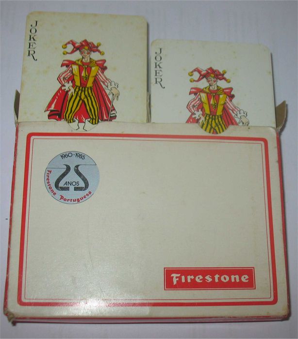 Litografia União, Lda - Firestone Portuguesa - 25 Anos - 2 Baralhos