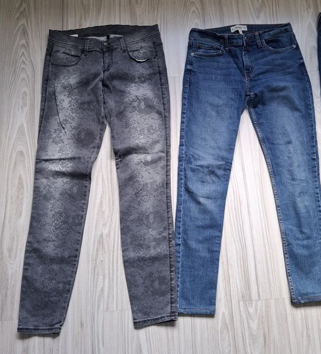 Jeansy spodnie Mango Benetton r 36 38 S