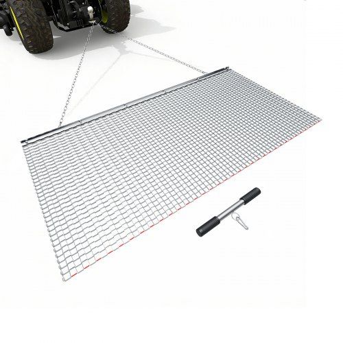 Brona wleczona VEVOR 1830X914 mm ocynkowana mocna do quadów utv