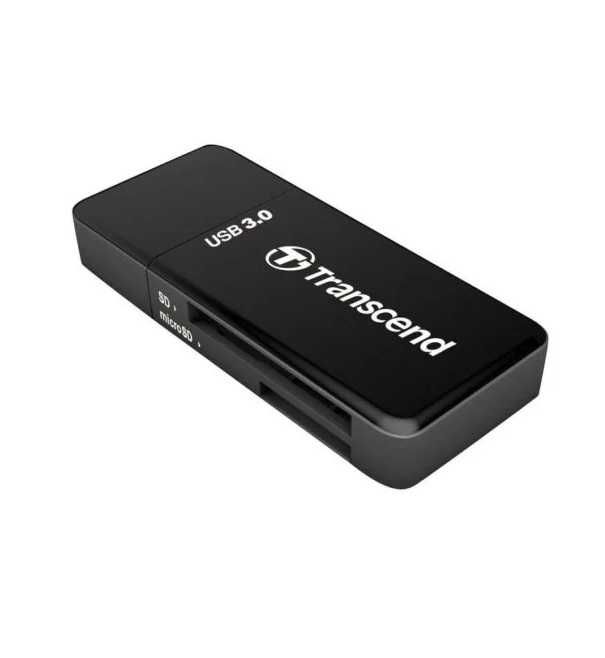 Leitor de Cartões USB 3.2 Transcend RDF5 (Novo)