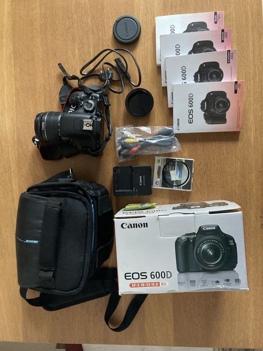 Canon EOS 600D + obiektyw 18-55 + filtr UV  migawka 2433 zdjecia