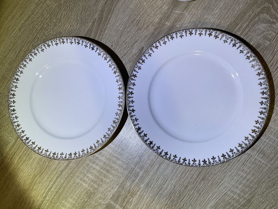 KPM Krister Waldenburg Silesia Wałbrzych Porcelana Antyk Stara Trio