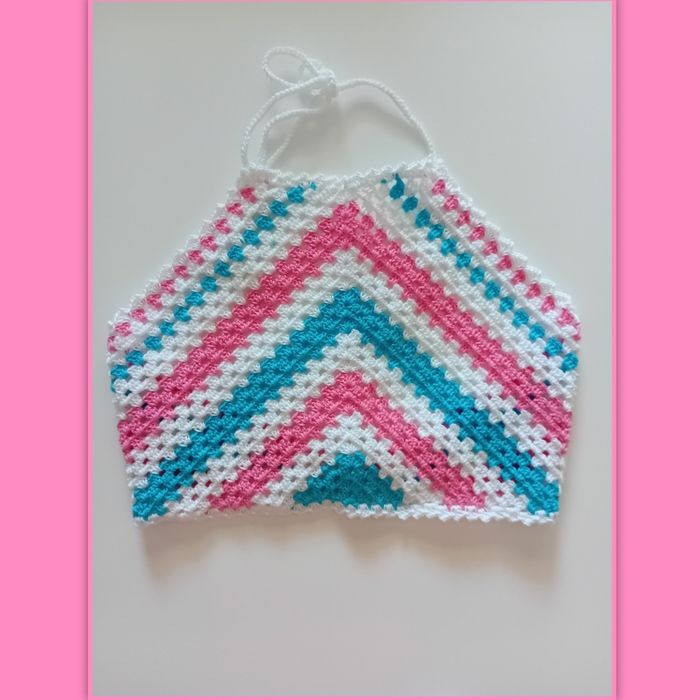 Top crochê verão