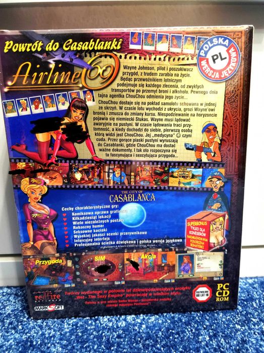 Airline 69 Powrót Do Casablanki  - Big Box - PC PL Dubbing 2003r