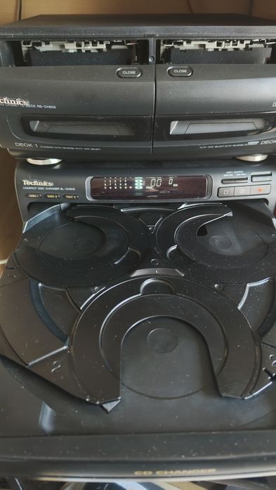 Wieża Technics SE CH-515A, zadbana ,komplet kolumny+pilot, 100% sprawn