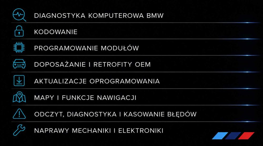 BMW ELEKTRONIKA SZCZECIN | Diagnostyka, Kodowanie, Naprawy