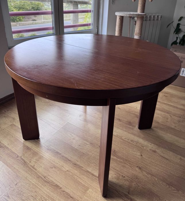 Sala de Jantar Vintage Altamira Anos 70 - Mesa Redonda Extensível + Conjunto de Cadeiras