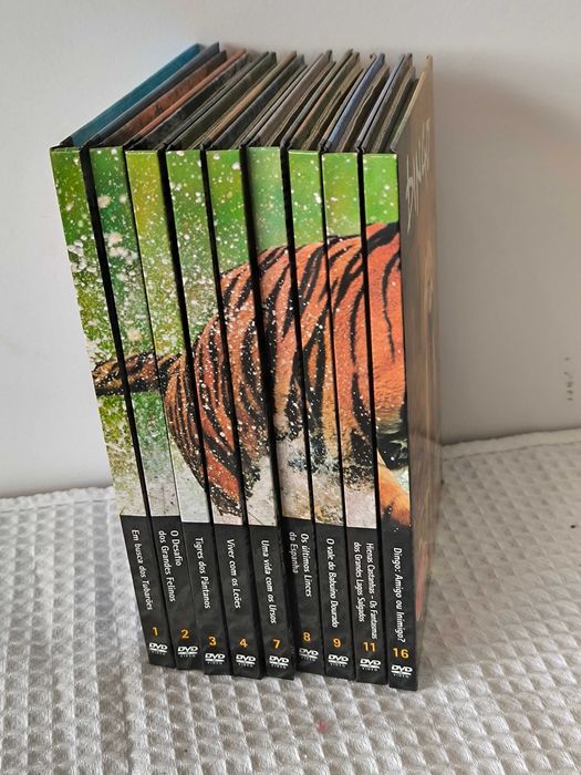 Coleção de Documentários de Natureza em DVD (National Geographic / Wild - Lote com 9 Volumes)