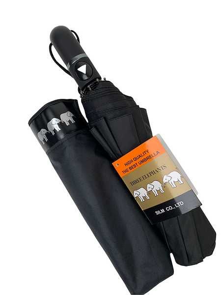 Зонт мужской женский Три слона полуавтомат