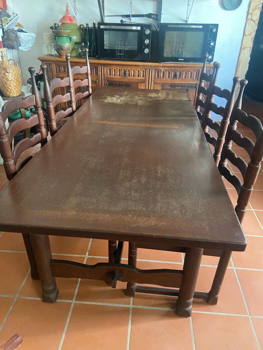 Mesa em madeira rustica