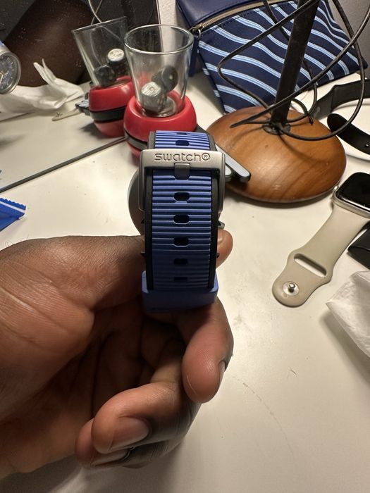 Swatch Big Bold Irony “Azure Blue Daze”