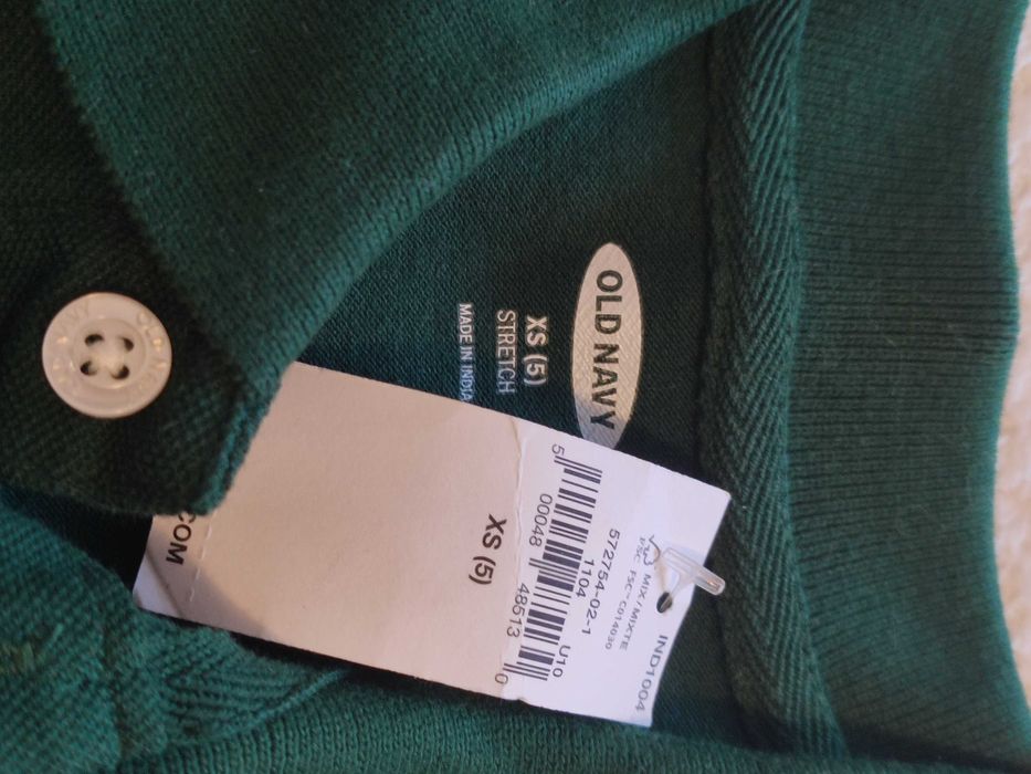 Темно-зелена футболка поло для хлопця Old Navy