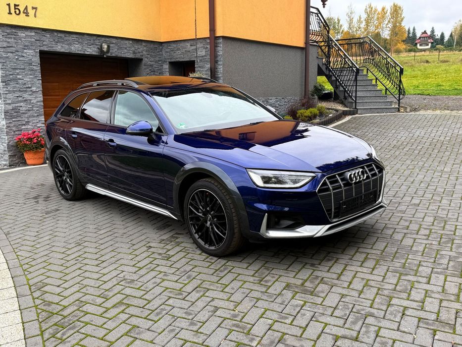 Audi A4 Allroad Okazja ,Serwisowana, Hak, Szyberdach, Fv23%, Stronic, Koła zimowe