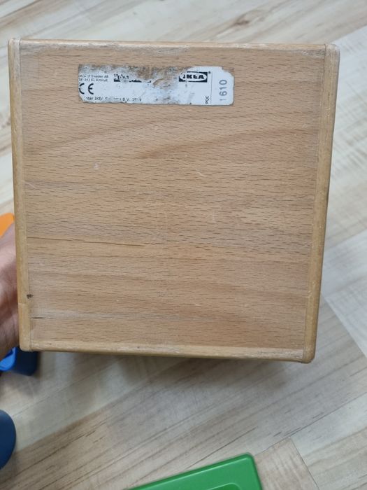 Sorter dla dzieci, domek drewniany