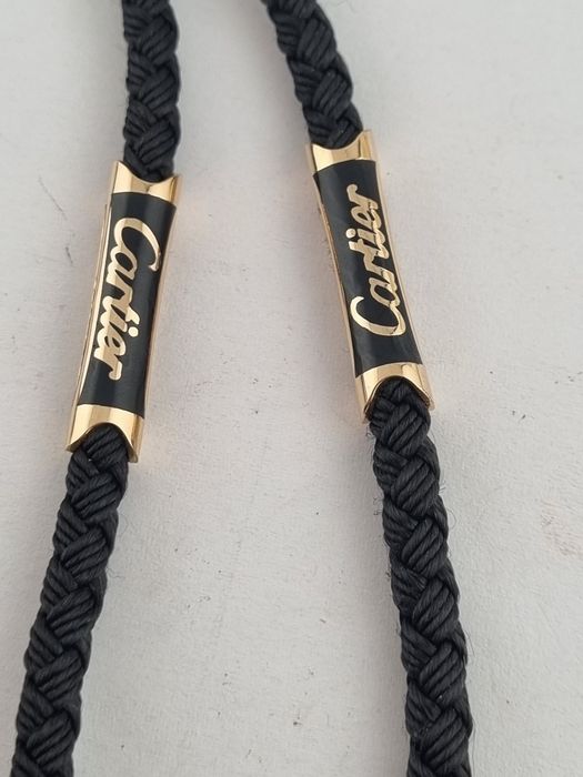 Золотой крестик колье шнур жгут