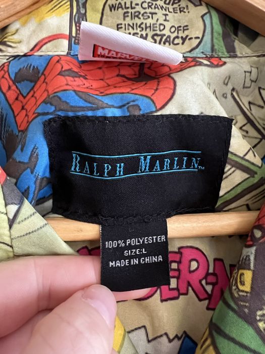 Marvel Comics Ralph Marlin Męska koszulka z motywem Spider-Mana
