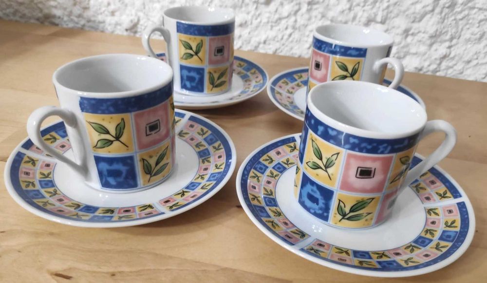 Conjunto 4 pires*4chavenas - café