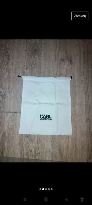 worek Karl Lagerfeld wymiary ok 35 x 30 cm