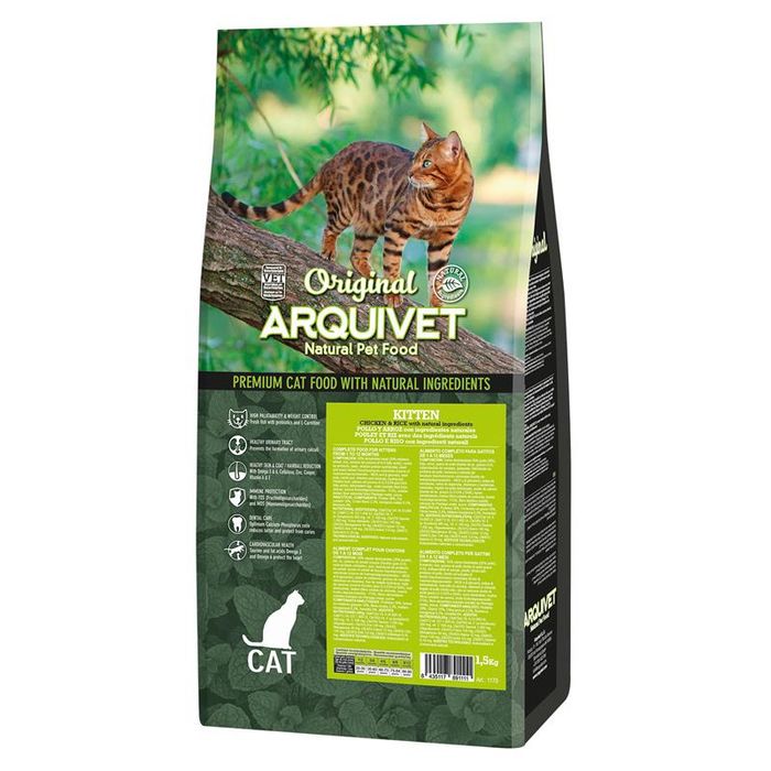 ARQUIVET CAT Original Kitten dla kociąt z kurczakiem 1,5 kg x2